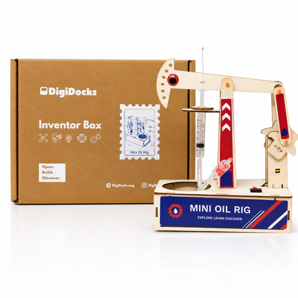 Mini Oil Rig — Build a Working Pumpjack Scale Model | DIY STEM Science Kit | Ages 8–15