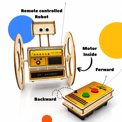 Mr. Balance — Build Your Own Self-Balancing RC Robot | DIY STEM Science Kit | Ages 8–15