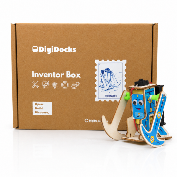 TippyBot — Build Your Own Walking Robot | DIY STEM Science Kit | Ages 8–15